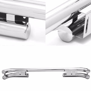 Stainless Steel Double Tube Bar Rear Bumper Protector Guard For Jeep 88-06 Wrangler-Exterior-BuildFastCar