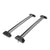 Black Aluminum Roof Rack Top Crossbar Luggage/Cargo Bar Rail For 06-10 Hummer H3-Exterior-BuildFastCar