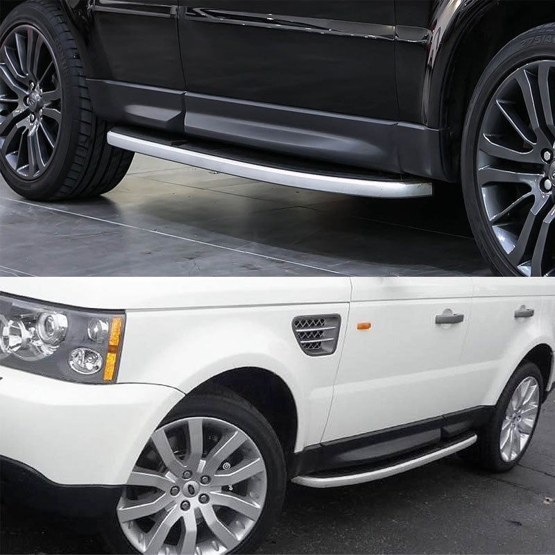 Metal Slanted Pattern Running Board Nerf Bar 06-13 Range Rover Sport L320 BFC-RUNB-LDRVRRANGE