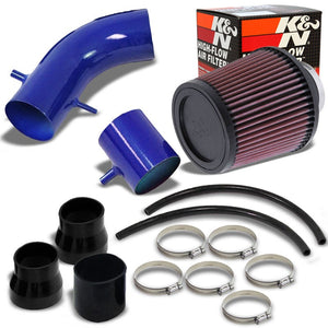 Blue Shortram Air Intake+Black Hose+K&N Dry Filter For 96-98 Tacoma 3.4L V6-Performance-BuildFastCar