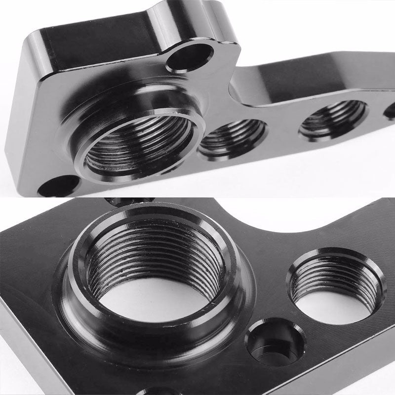 Aluminum Remote Oil Filter Relocate Adapter For 91-12 Ford Modular V8 4.6/5.4