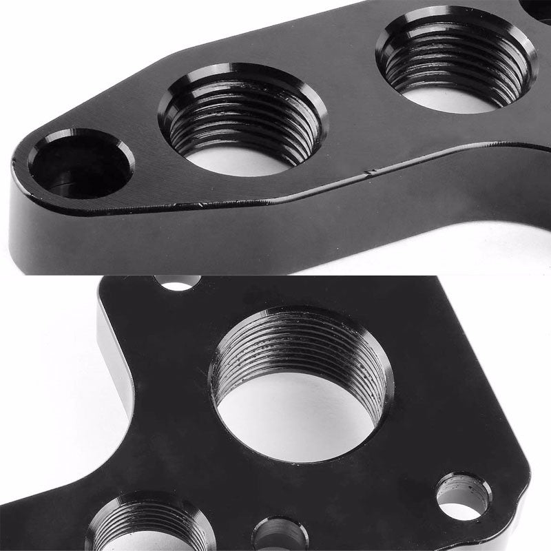 Aluminum Remote Oil Filter Relocate Adapter For 91-12 Ford Modular V8 4.6/5.4
