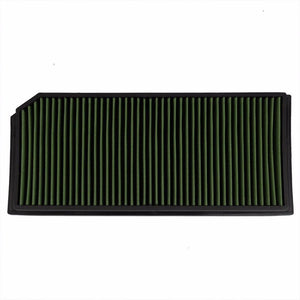 Reusable Green High Flow Drop-In Panel Air Filter For VW 06-08 GTI/Jetta Turbo-Performance-BuildFastCar