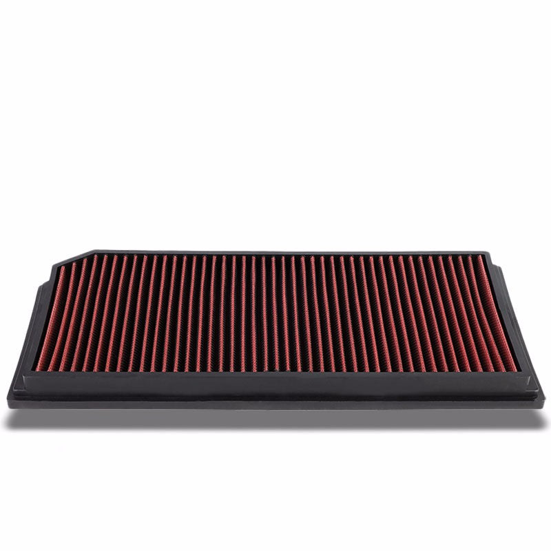 Reusable Red High Flow Drop-In Panel Air Filter For VW 06-08 GTI/Jetta Turbo-Performance-BuildFastCar