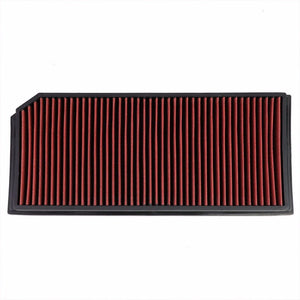 Reusable Red High Flow Drop-In Panel Air Filter For VW 06-08 GTI/Jetta Turbo-Performance-BuildFastCar