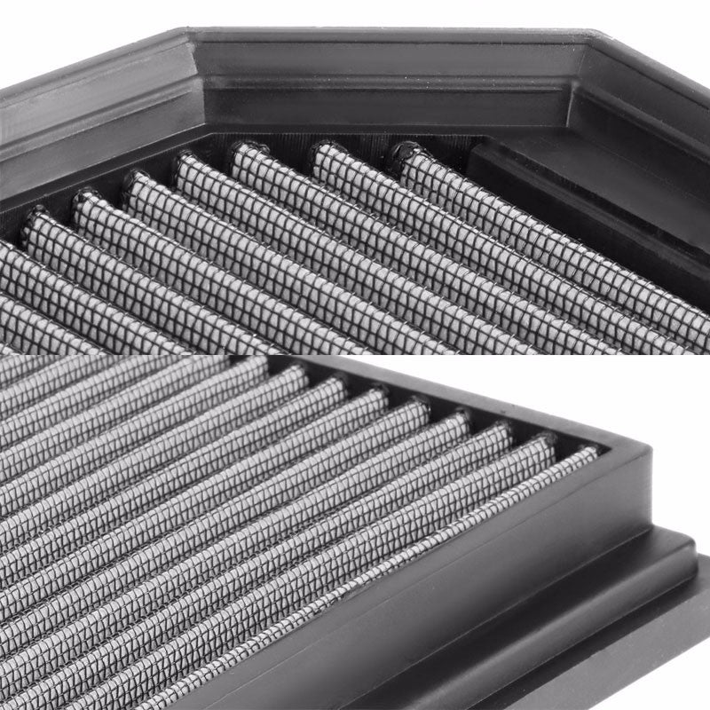 Reusable Silver High Flow Drop-In Panel Air Filter For VW 06-08 GTI/Jetta Turbo-Performance-BuildFastCar