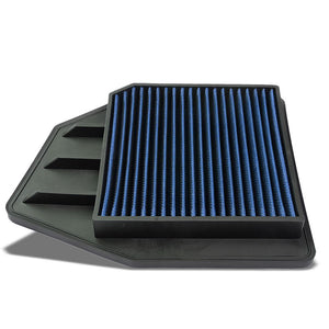 Blue High Flow Washable/Reuse OE Drop-In Panel Air Filter For 08-12 Accord 2.4L-Performance-BuildFastCar