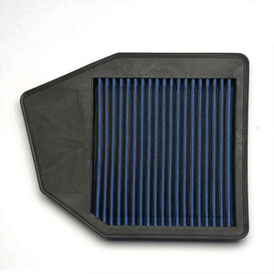 Blue High Flow Washable/Reuse OE Drop-In Panel Air Filter For 08-12 Accord 2.4L-Performance-BuildFastCar