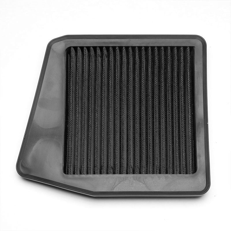 Black High Flow Washable/Reuse OE Drop-In Panel Air Filter For 09-14 Acura TSX-Performance-BuildFastCar