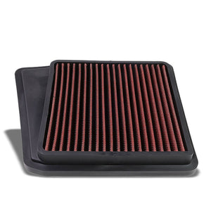 Red High Flow Washable/Reuse OE Drop-In Panel Air Filter For 09-14 Acura TSX-Performance-BuildFastCar