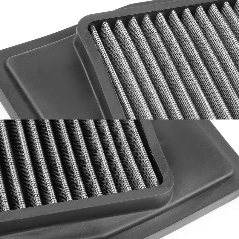 Silver High Flow Washable/Reuse OE Drop-In Panel Air Filter For 09-14 Acura TSX-Performance-BuildFastCar
