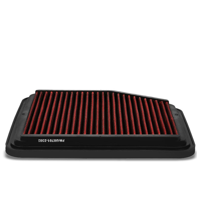 Reusable Red High Flow Drop-In Panel Air Filter For Lexus 06-13 IS250/IS350-Performance-BuildFastCar