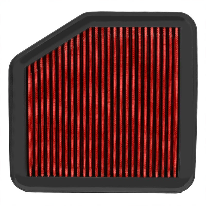 Reusable Red High Flow Drop-In Panel Air Filter For Lexus 06-13 IS250/IS350-Performance-BuildFastCar