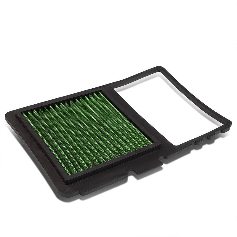 Green High Flow Washable/Reuse OE Drop-In Panel Air Filter For Toyota Prius-Performance-BuildFastCar