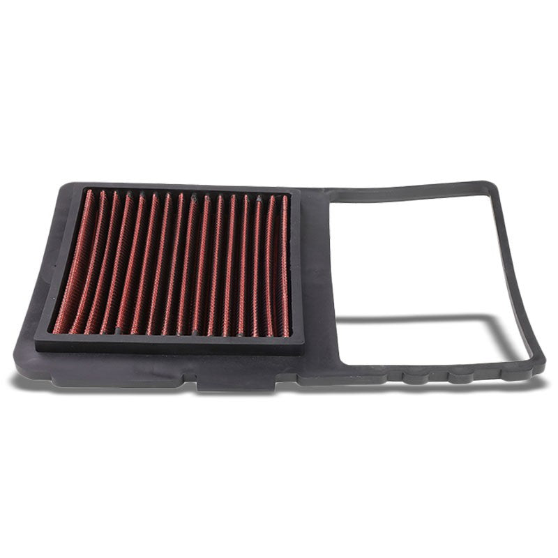 Red High Flow Washable/Reuse OE Drop-In Panel Air Filter For 04-09 Toyota Prius-Performance-BuildFastCar