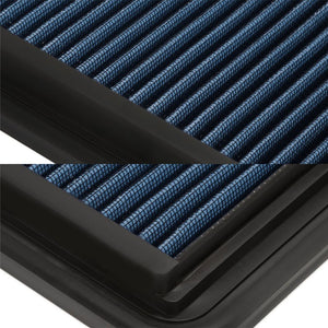Reusable Blue Cotton High Flow Drop-In Panel Air Filter For Buick 06-11 Lucerne-Performance-BuildFastCar