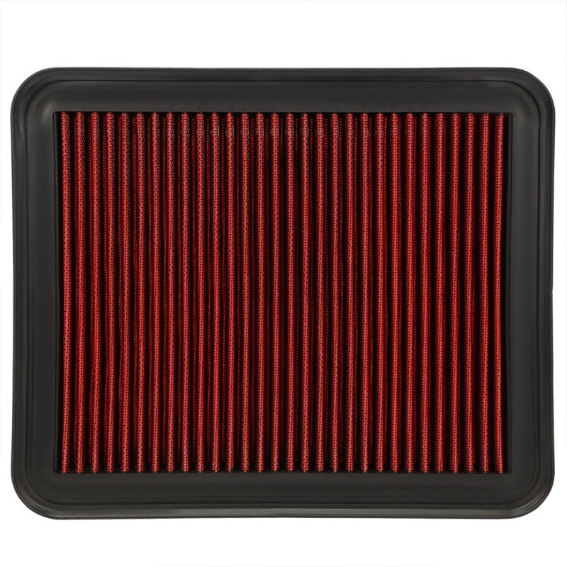 Red Reusable Direct Replace High Flow Drop-In Panel Air Filter For 06-11 Lucerne-Performance-BuildFastCar