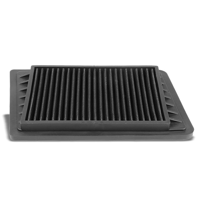 Black High Flow Washable/Reuse OE Drop-In Air Filter For 02-05 Liberty 2.4L-Performance-BuildFastCar