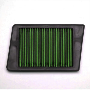 Green High Flow Washable/Reuse OE Drop-In Air Filter For 02-05 Liberty 2.4L-Performance-BuildFastCar
