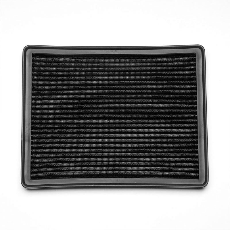 Black High Flow Washable Airbox Drop-In Panel Air Filter For 99-17 Suburban 1500-Performance-BuildFastCar