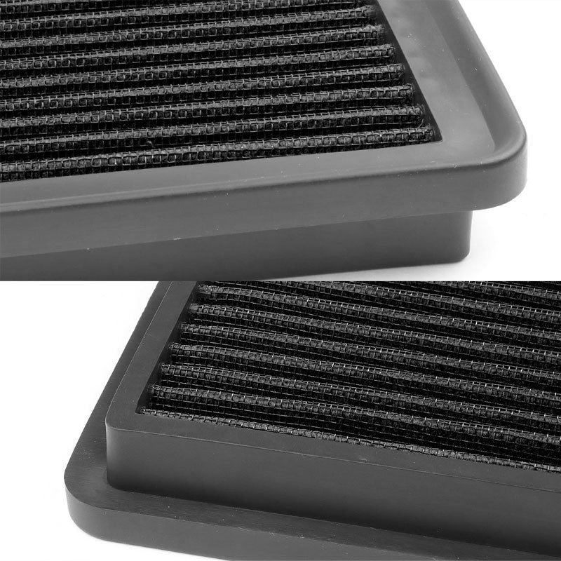 Black High Flow Washable Airbox Drop-In Panel Air Filter For 99-17 Suburban 1500-Performance-BuildFastCar
