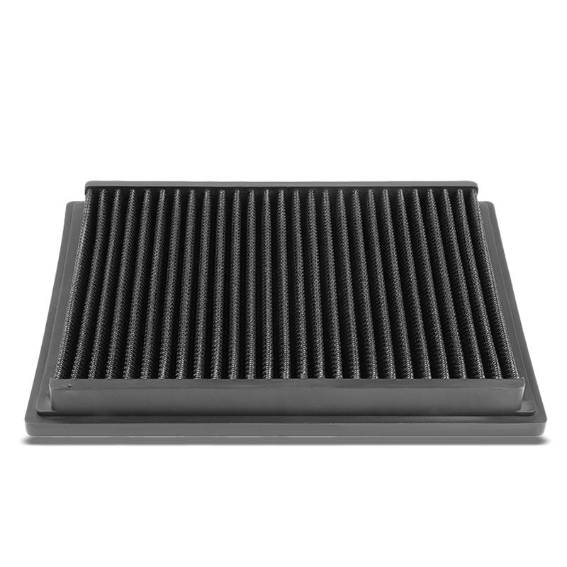 Black High Flow Washable/Reusable Airbox Drop-In Panel Air Filter For 92-95 325i-Performance-BuildFastCar