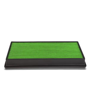 Green High Flow Washable OE Drop-In Panel Air Filter For Jeep Cherokee/Commanche-Performance-BuildFastCar
