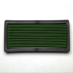 Green High Flow Washable OE Drop-In Panel Air Filter For Jeep Cherokee/Commanche-Performance-BuildFastCar