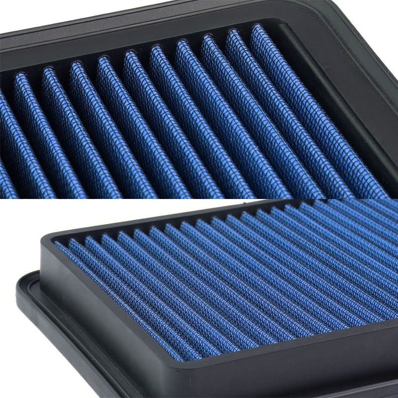 Blue High Flow Washable OE Drop-In Panel Air Filter For 89-00 4Runner 2.4L 2.7L-Performance-BuildFastCar