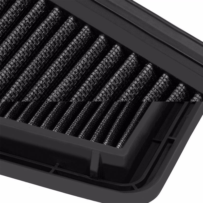 Reusable Black High Flow Drop-In Panel Air Filter For Subaru 08-16 Impreza/WRX-Performance-BuildFastCar