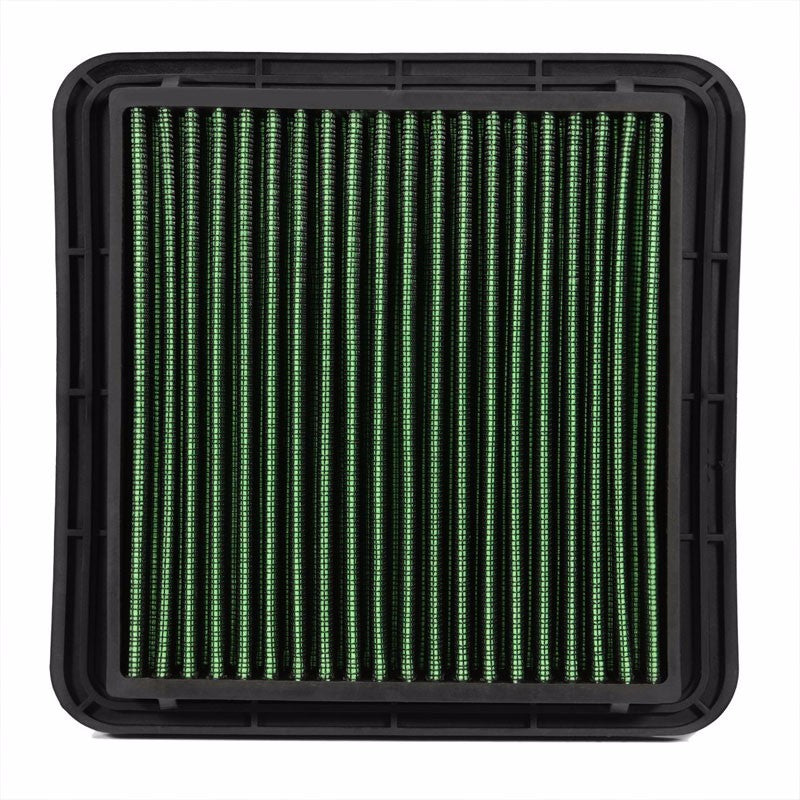 Reusable Green High Flow Drop-In Panel Air Filter For Subaru 08-16 Impreza/WRX-Performance-BuildFastCar