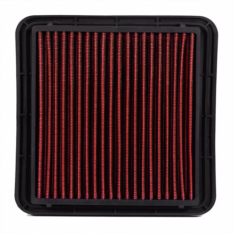 Reusable Red High Flow Drop-In Panel Air Filter For Subaru 08-16 Impreza/WRX-Performance-BuildFastCar