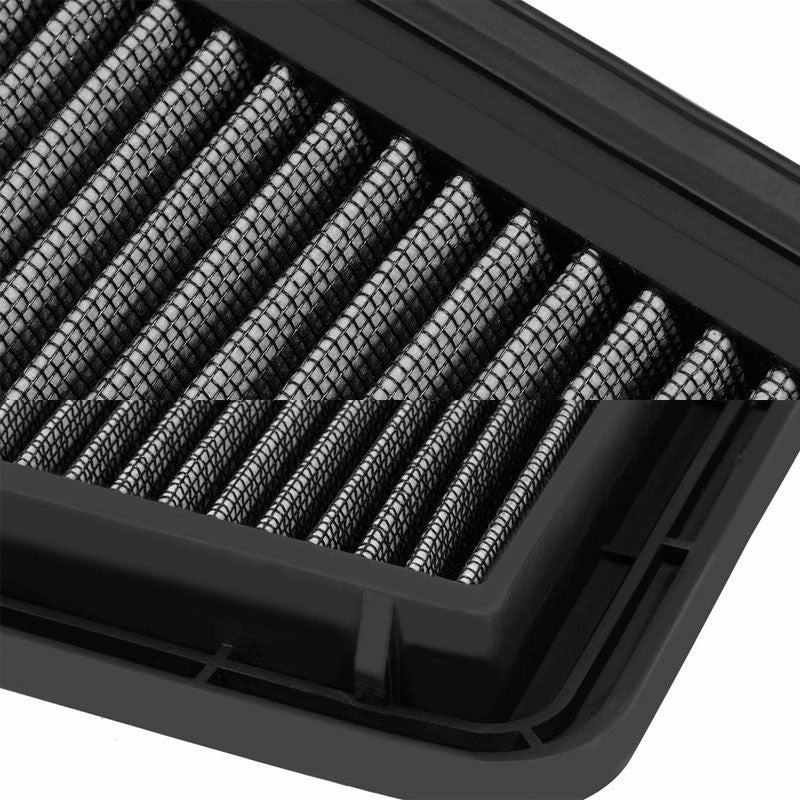 Reusable Silver High Flow Drop-In Panel Air Filter For Subaru 08-16 Impreza/WRX-Performance-BuildFastCar