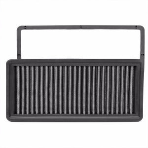 Reusable Silver High Flow Drop-In Panel Air Filter For 10-17 Fiat Doblo 1.4T-Performance-BuildFastCar