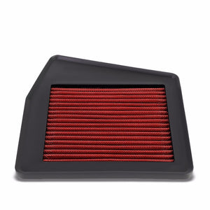 Reusable Red High Flow Drop-In Panel Air Filter For Non-USDM 08-15 Accord 2.0L-Performance-BuildFastCar