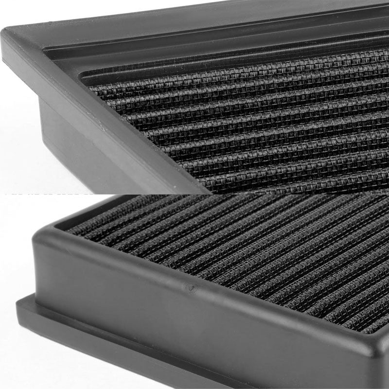 Black High Flow Washable OE Drop-In Panel Air Filter For 12-17 Evoque 2.0 Turbo-Performance-BuildFastCar