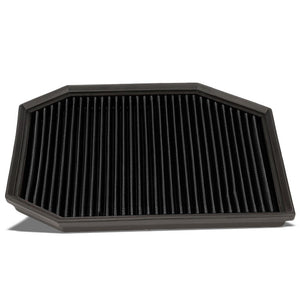 Reusable Black High Flow Drop-In Panel Air Filter For BMW 04-07 E60 5-Series-Performance-BuildFastCar