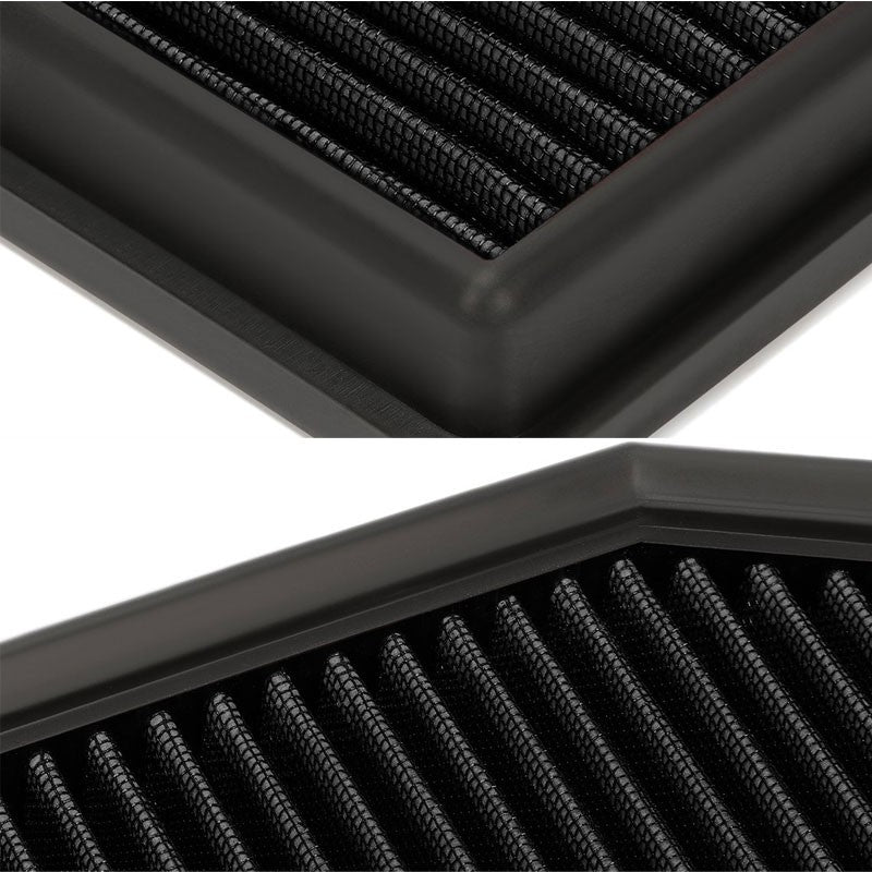 Reusable Black High Flow Drop-In Panel Air Filter For BMW 04-07 E60 5-Series-Performance-BuildFastCar