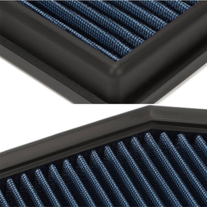Reusable Blue High Flow Drop-In Panel Air Filter For BMW 04-07 E60 5-Series-Performance-BuildFastCar