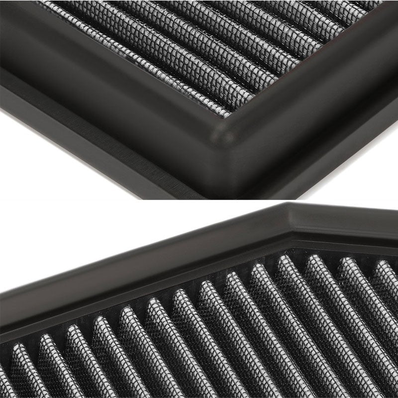 Reusable Silver High Flow Drop-In Panel Air Filter For BMW 04-07 E60 5-Series-Performance-BuildFastCar