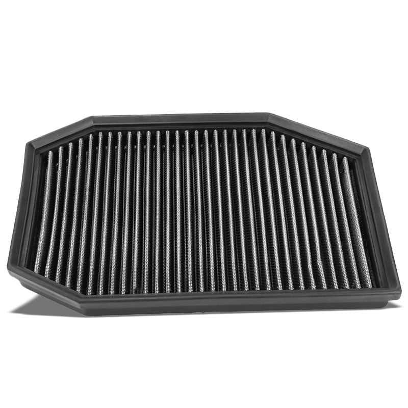 Reusable Silver High Flow Drop-In Panel Air Filter For BMW 04-07 E60 5-Series-Performance-BuildFastCar