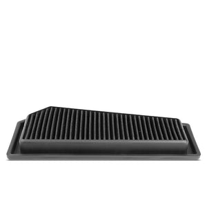 Black High Flow Washable OE Drop-In Panel Air Filter For C250/SLK250 1.8L Turbo-Performance-BuildFastCar