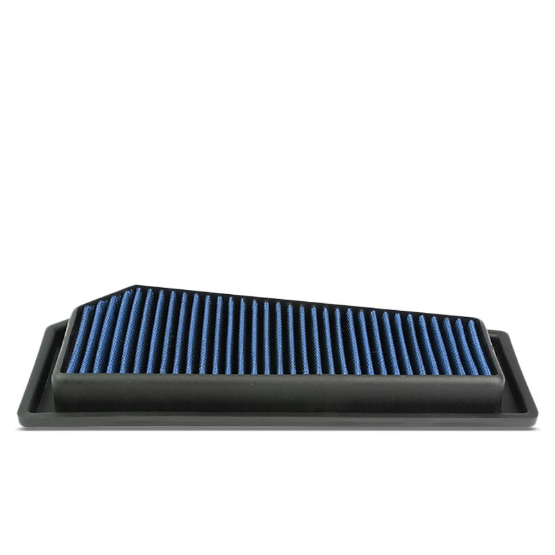 Blue High Flow Washable Drop-In Panel Air Filter For 12-15 C250/SLK250 1.8 Turbo-Performance-BuildFastCar