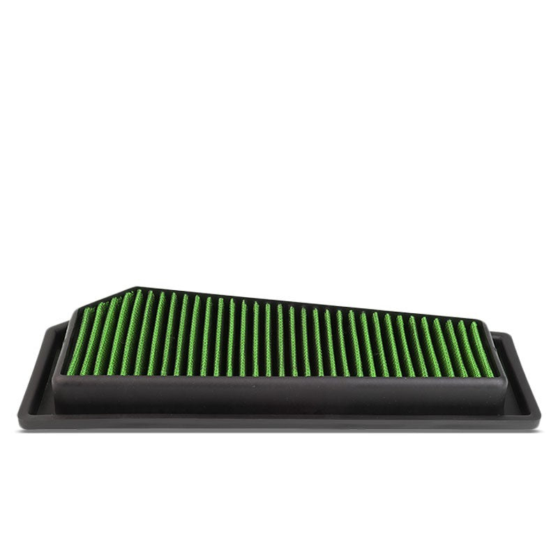 Green High Flow Washable OE Drop-In Panel Air Filter For C250/SLK250 1.8L Turbo-Performance-BuildFastCar