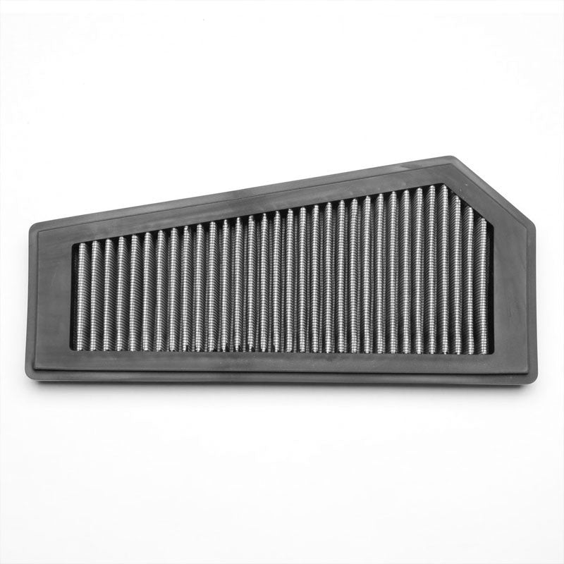 Silver High Flow Washable OE Drop-In Panel Air Filter For C250/SLK250 1.8L Turbo-Performance-BuildFastCar