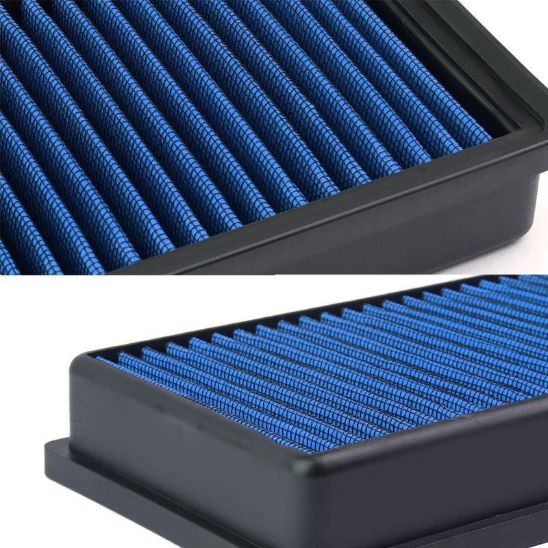 Blue High Flow Washable Drop-In Panel Air Filter For Audi 2.0T Tubro Q5/A4/A5-Performance-BuildFastCar