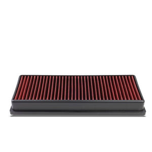 Red High Flow Washable/Reuse Drop-In Panel Air Filter For 2.0T Q5/A4/A5/Quattro-Performance-BuildFastCar