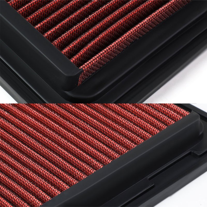 Reusable Red High Flow Drop-In Panel Air Filter For Subaru 13-17 BRZ 2.0L 2-DR-Performance-BuildFastCar