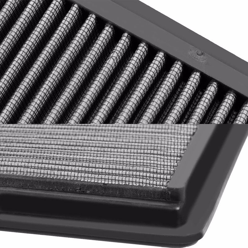 Reusable Silver High Flow Drop-In Panel Air Filter For Ford 05-10 Mustang 4.0L-Performance-BuildFastCar