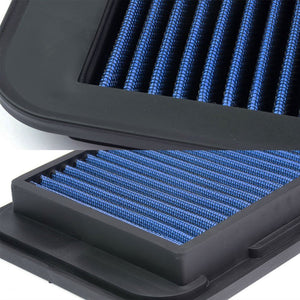 Blue Washable/Reusable Airbox Drop-In Panel Air Filter For 07-10 Scion tC-Performance-BuildFastCar